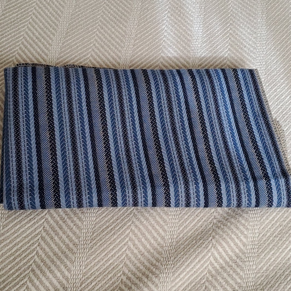 Kitchen linen. Blue stripes.